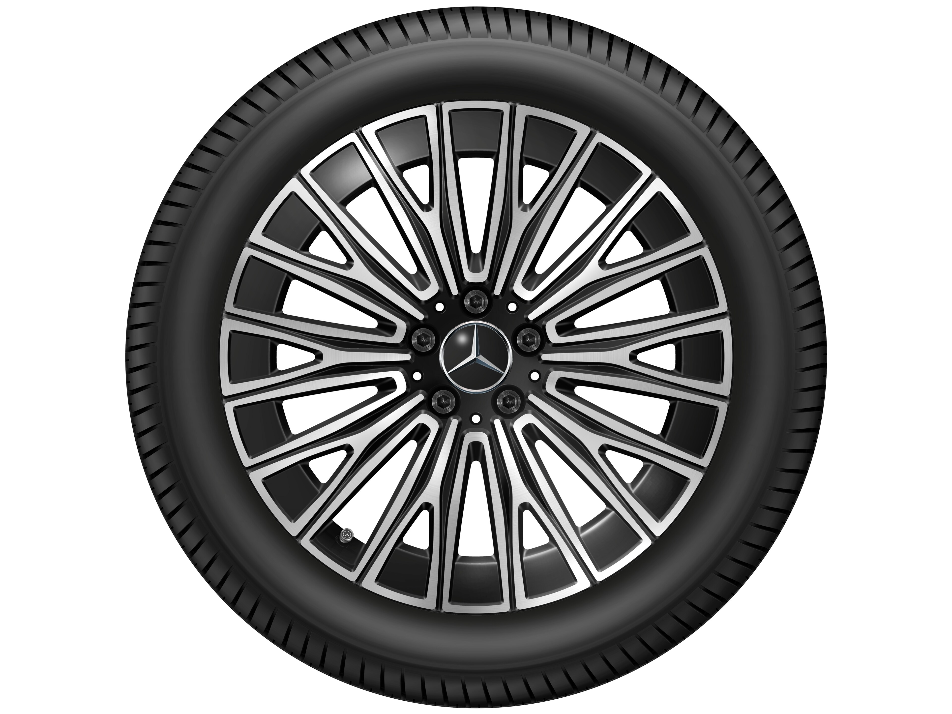 Y-spoke wheel, Aero, 48.3 cm (19-inch) - 9 J x 19 ET 58,6, black, high-sheen