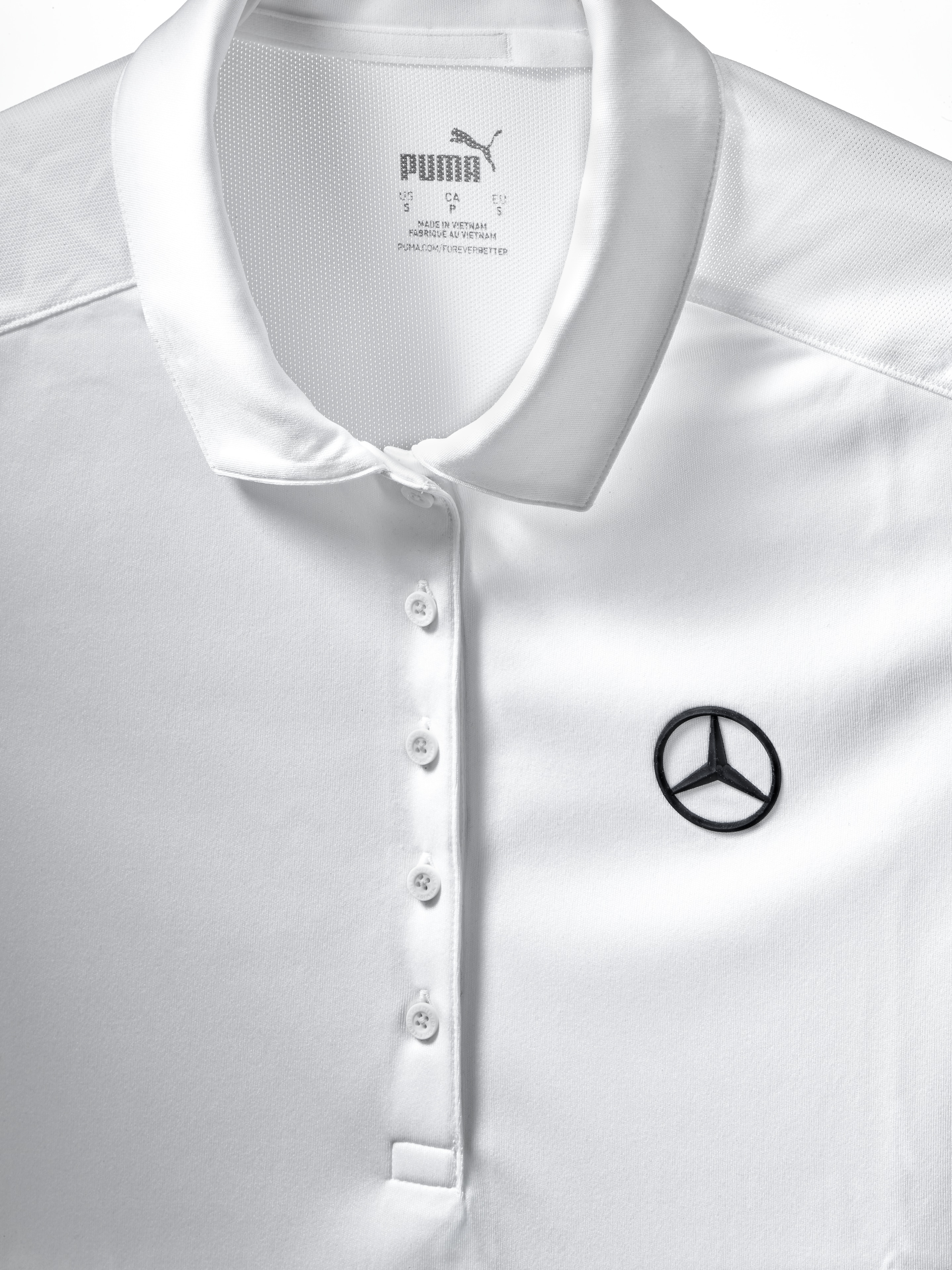 Ladies' golf polo shirt, Pure - white, S