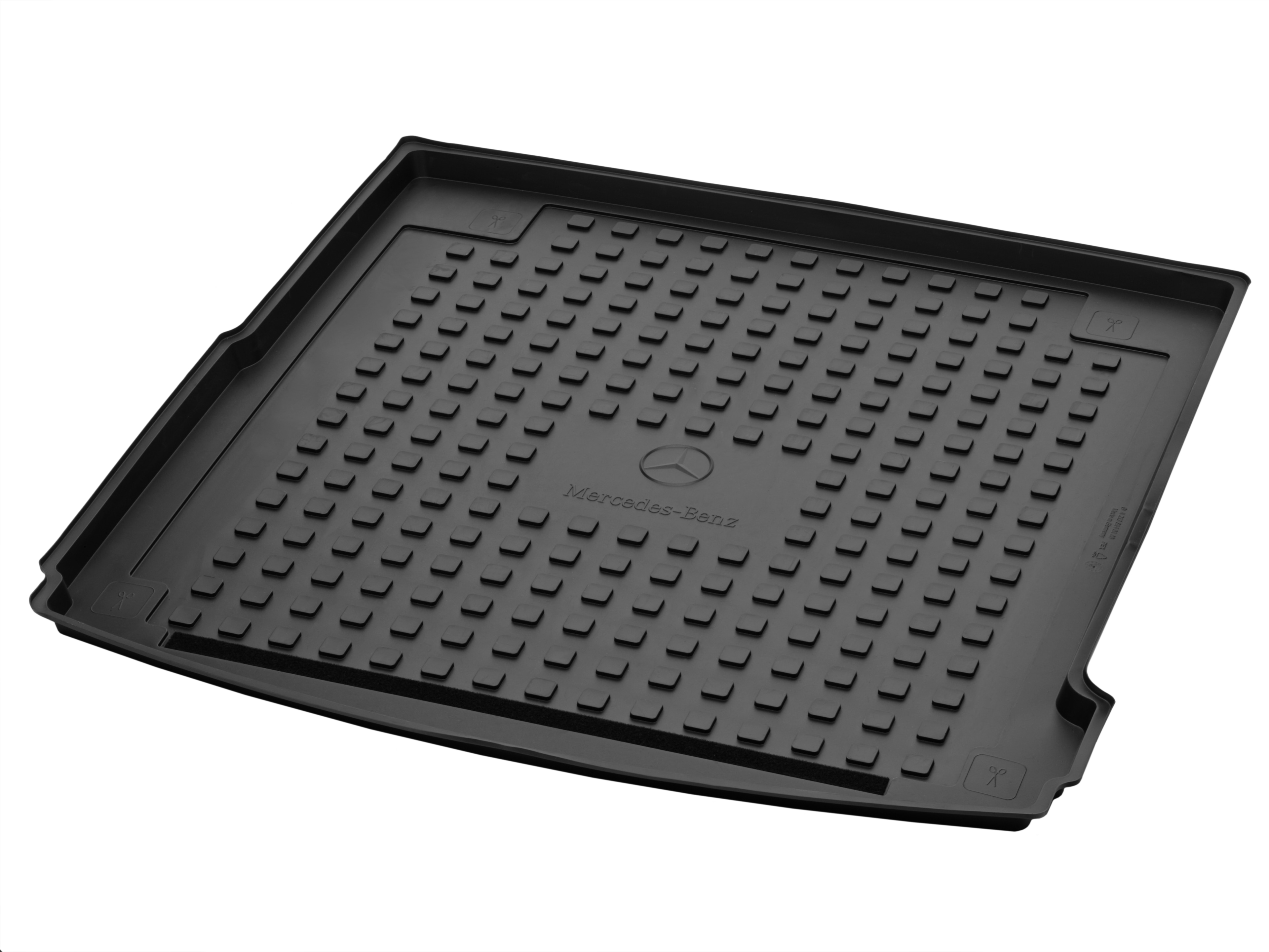 Boot tub, flat - black, Polypropylene