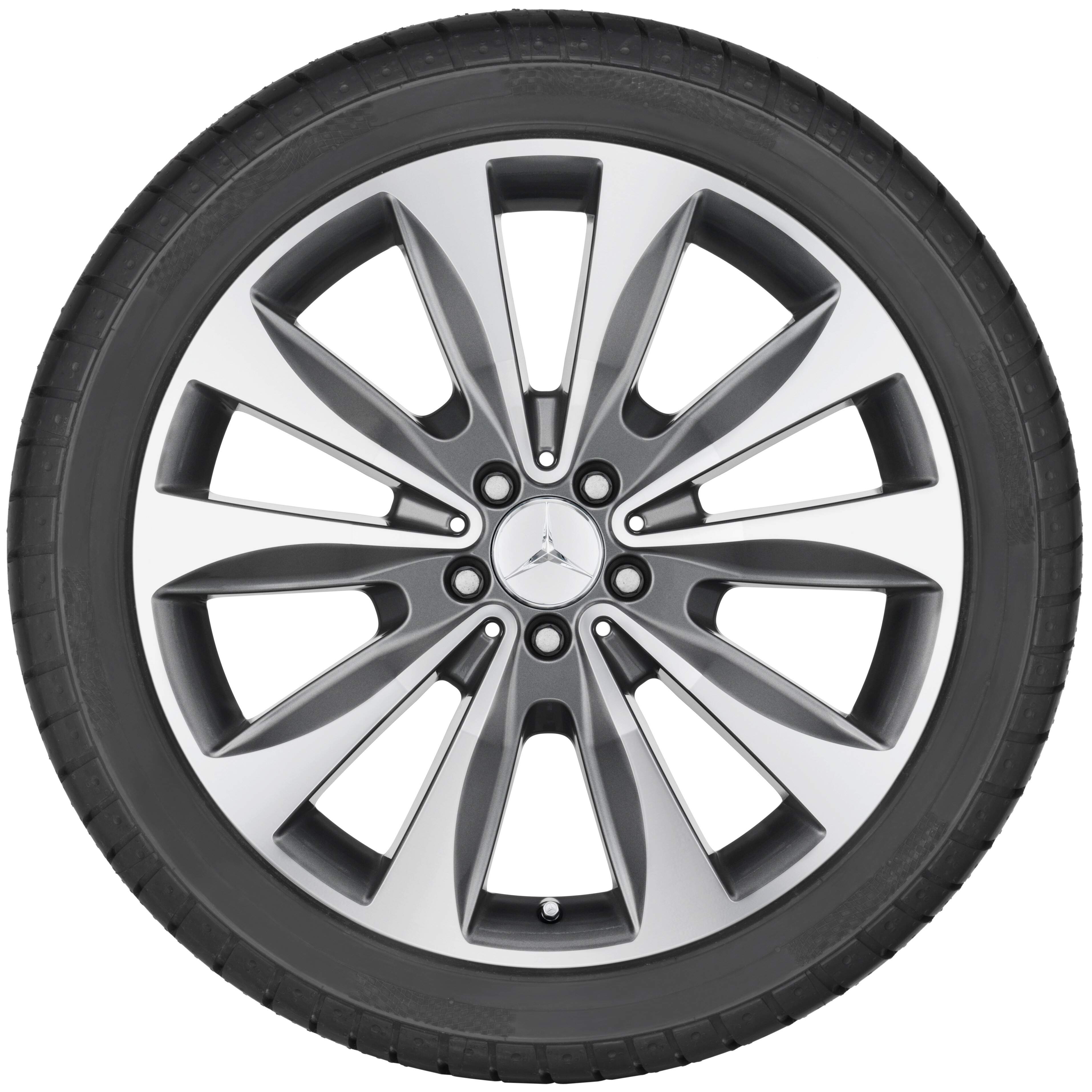 10-spoke wheel, 50.8 cm (20-inch), High-sheen finish - 8,5 J x 20 ET 62, himalaya grey, high-sheen