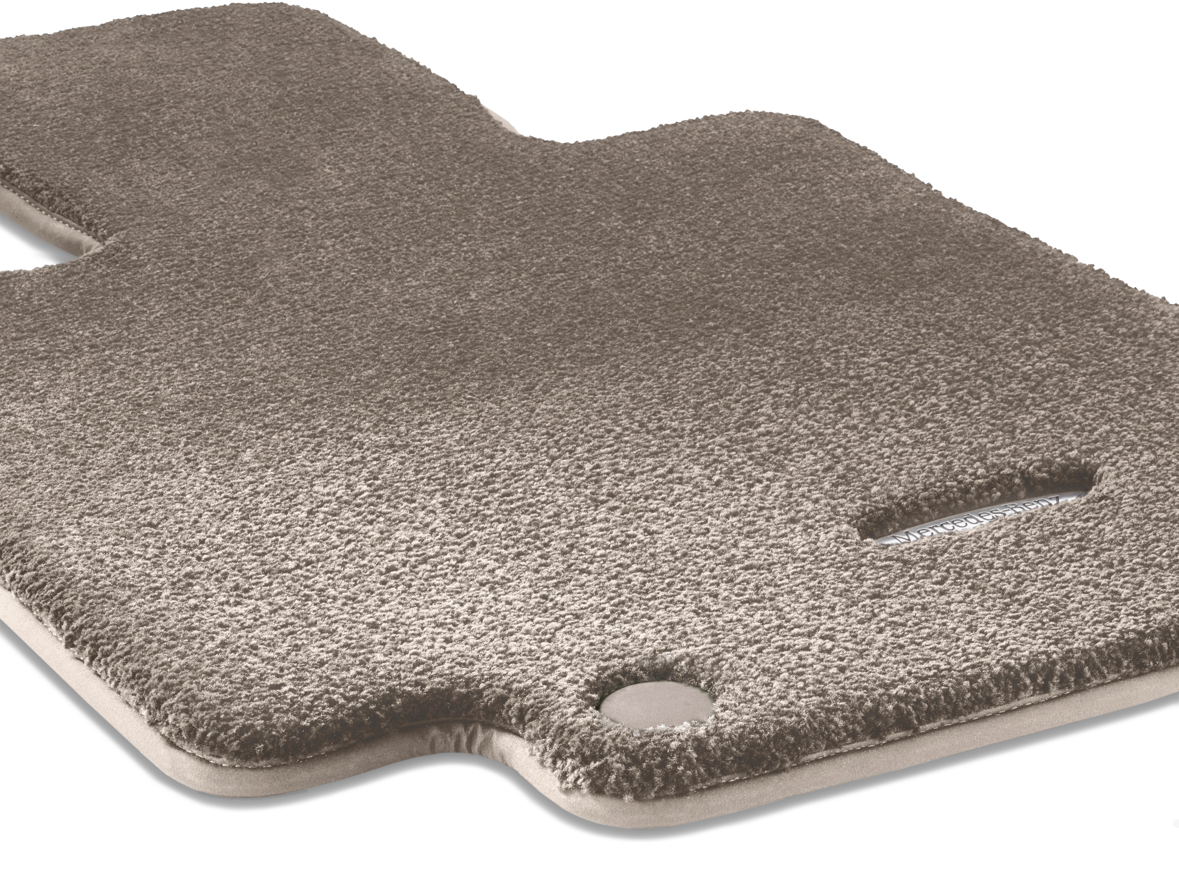 Velour floor mats EXCLUSIVE, Driver/front passenger's mat, Set of 2 - LHD, macchiato beige