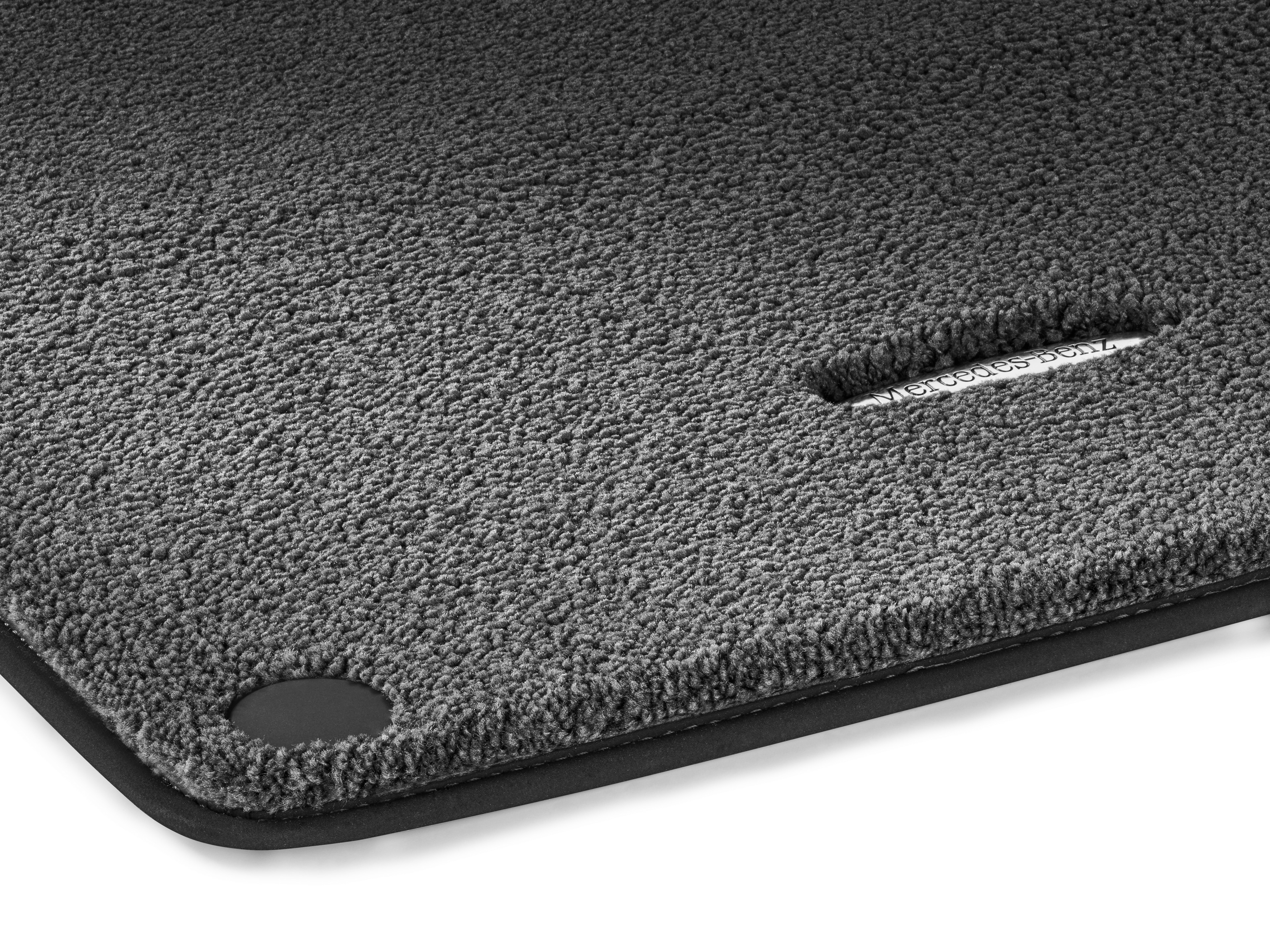 Velour floor mats EXCLUSIVE, Driver/front passenger's mat, Set of 2 - RHD, magma grey