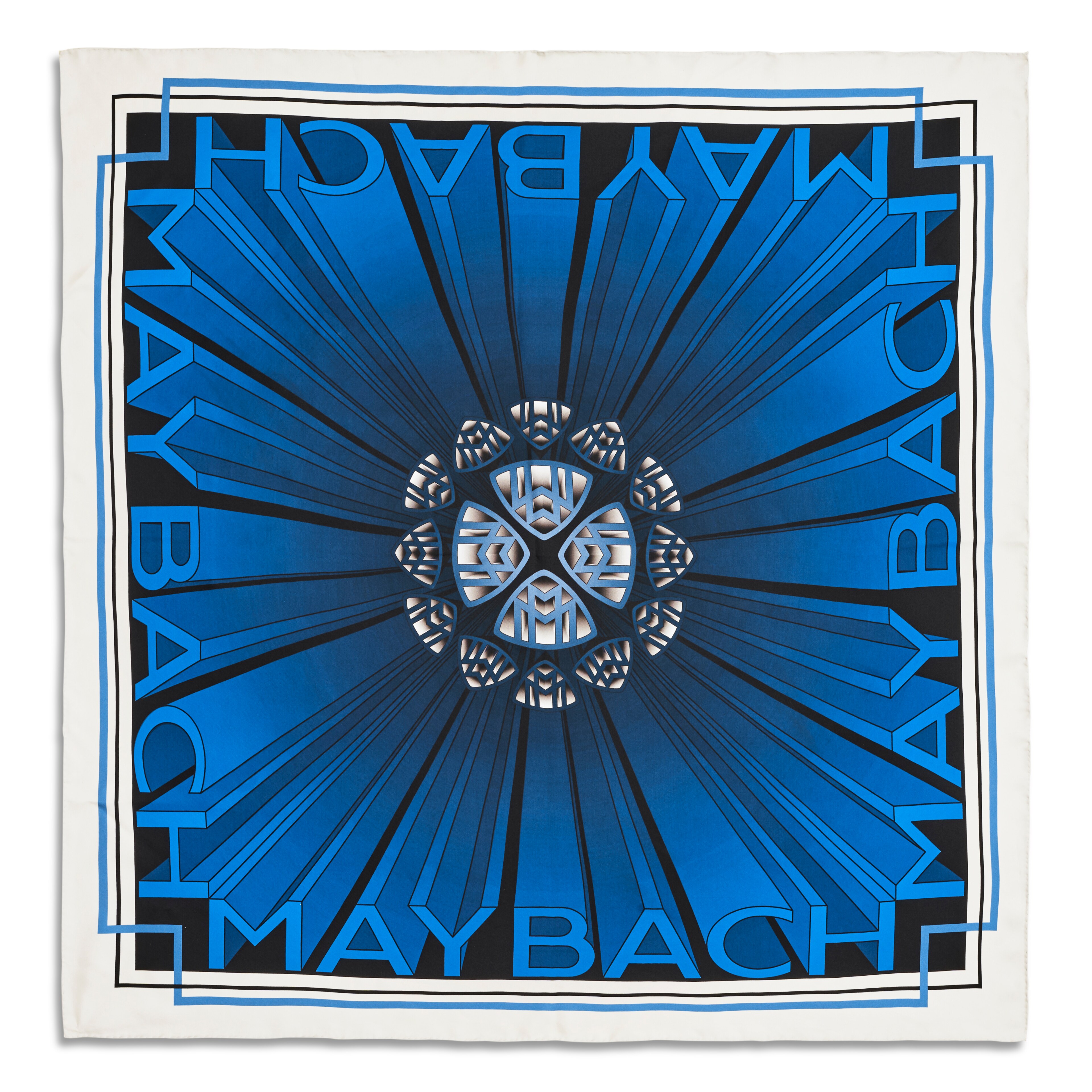 Women's shawl, Mercedes-Maybach - blue